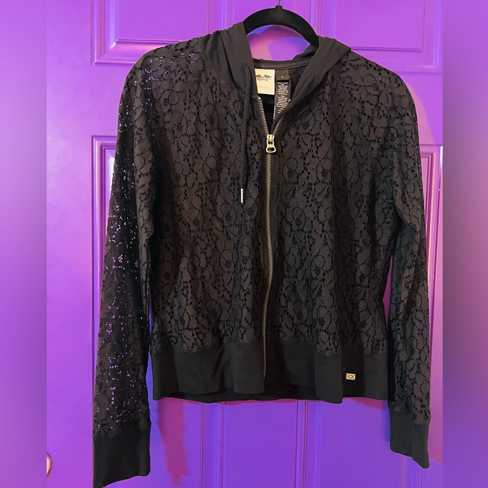 Harley-Davidson Lace Zipper Hoodie